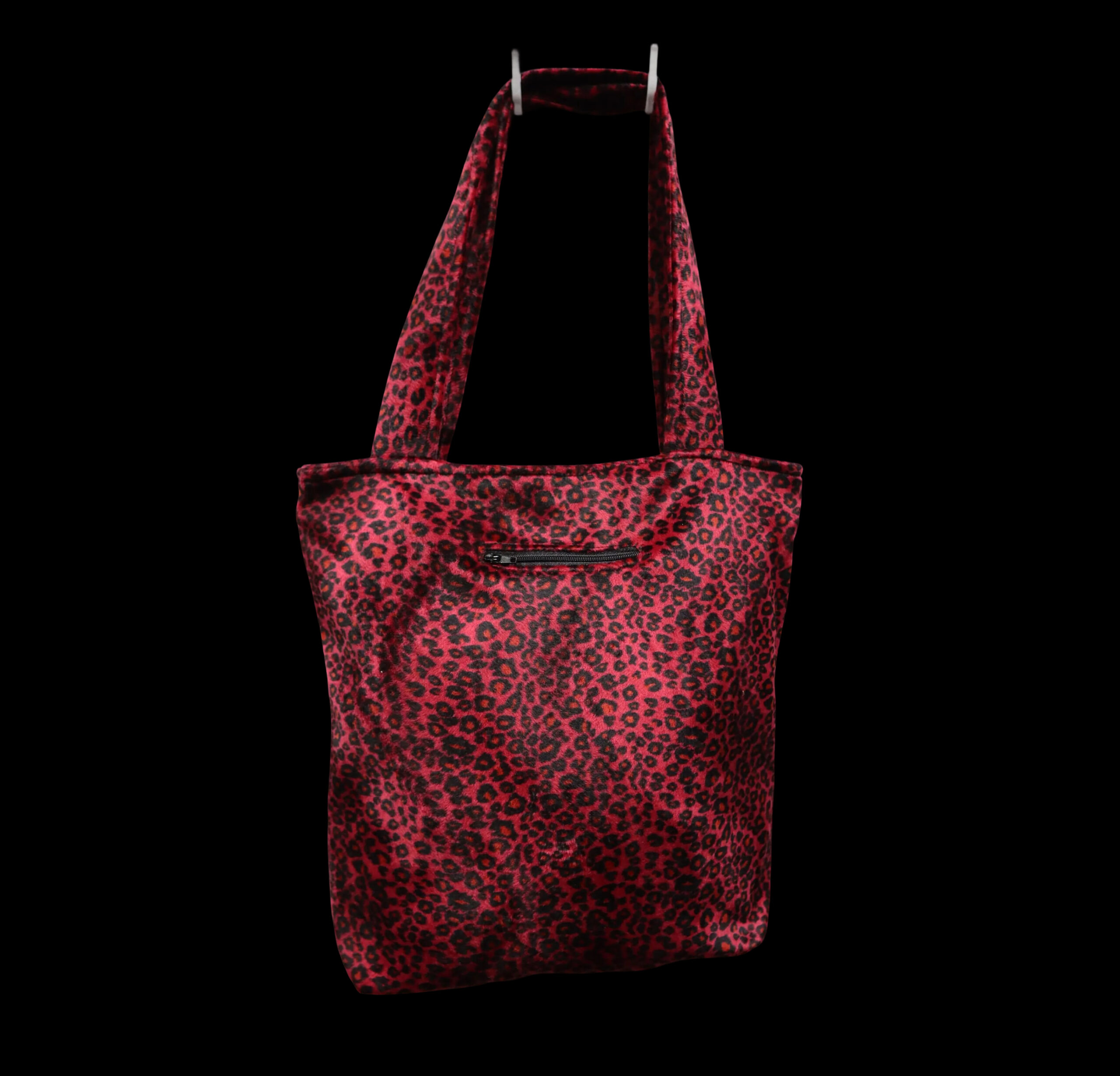 Cheetah Red Tote Bag